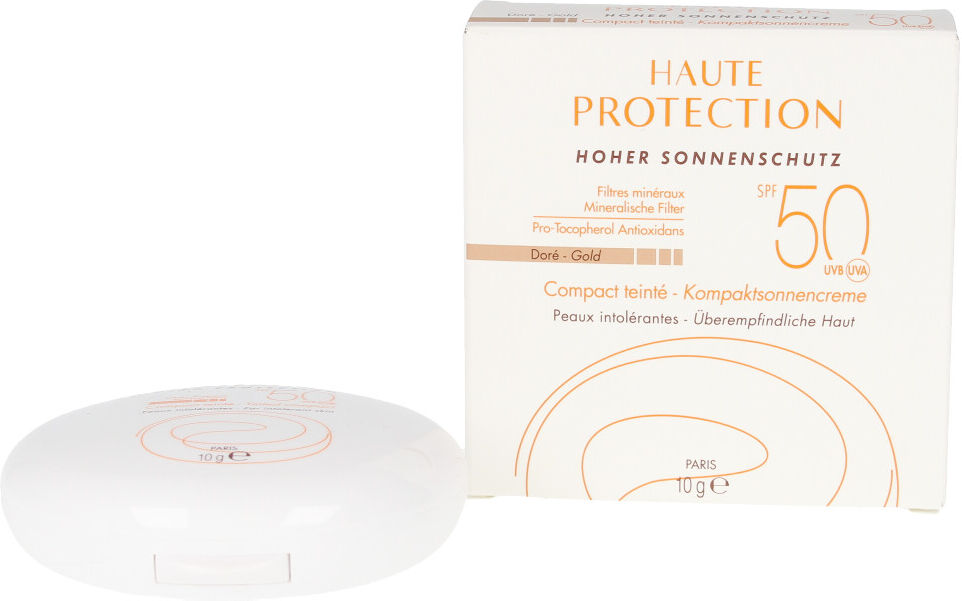 Avène Solaire Haute Protection compact teinté SPF50 #doré