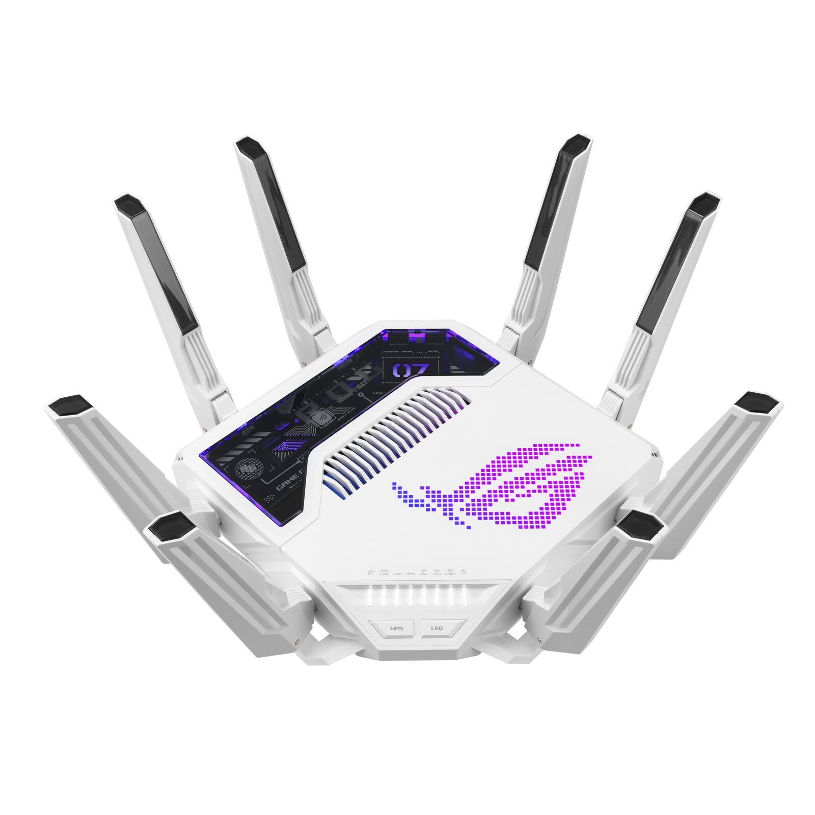 ASUS ROG Rapture GT-BE19000AI Tri-band WiFi 7 AI Gaming Router 90IG09S0-MO9A0V