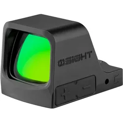 Osight C Open Optik Sight mit 3 MOA-Punkt und 32 MOA-Kreis Multi-Reticle-System und Seiteneinladungsbatterie