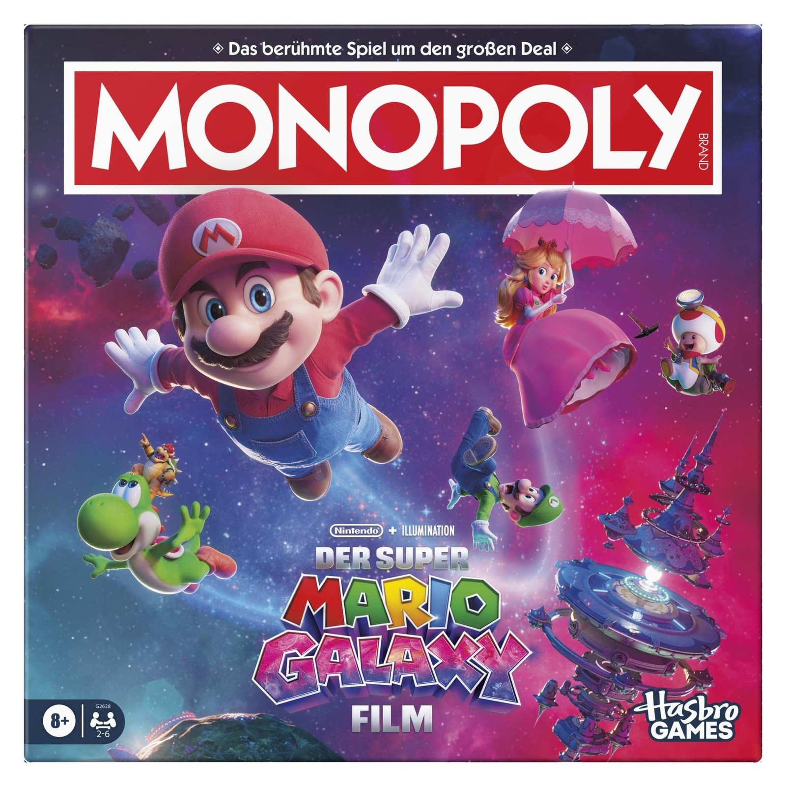 Hasbro Gaming Monopoly Super Mario Galaxy Film Editie vanaf 8 jaar