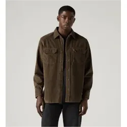 Levi's für Herren. 19587-0420 Braunes Classic Worker Hemd (S), Lässig, Kord, Langarm