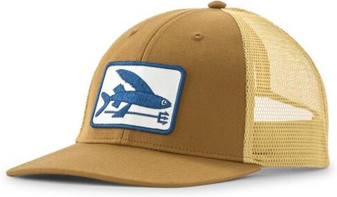 Patagonia Flying Fish LoPro Trucker Hat, Flying Fish Fork / Bobcat Brown