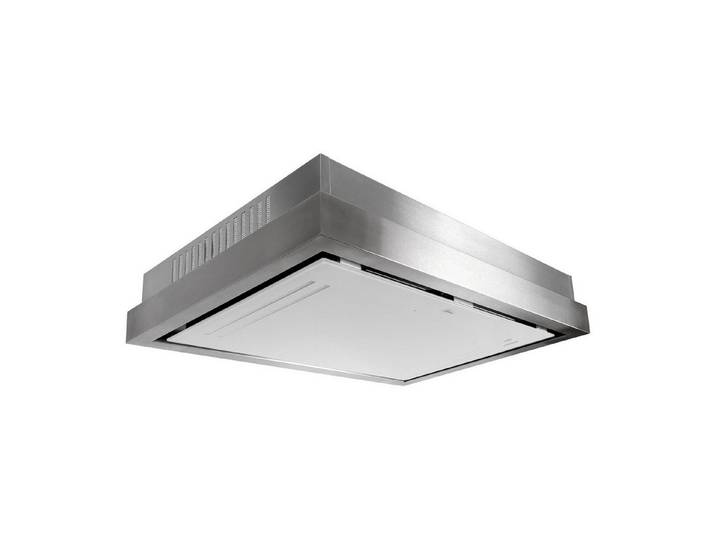 GURARI Deckenhaube Premium Decken-Dunstabzugshaube GCH C 343 mit Kraftvoller Motor Serie IS 90 WH PRIME Einbau Abzugshaube 90 cm für die Decke mit Ionisierung, EEK A, Exklusive Deckenhaube bis zu 1000m³/h leistender EBM Motor Einbauhaube 90 cm für die Decke mit Ionisierung