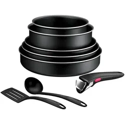 Tefal L3129802, Pfannenset + Topfset, Schwarz