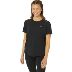 Asics Damenlaufshirt Road SS Top - schwarz / 36