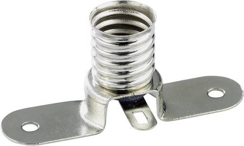 TRU COMPONENTS 1572347 Lampenfassung Sockel (Miniaturlampen): E10 Anschluss (Sockel): Lötfahne