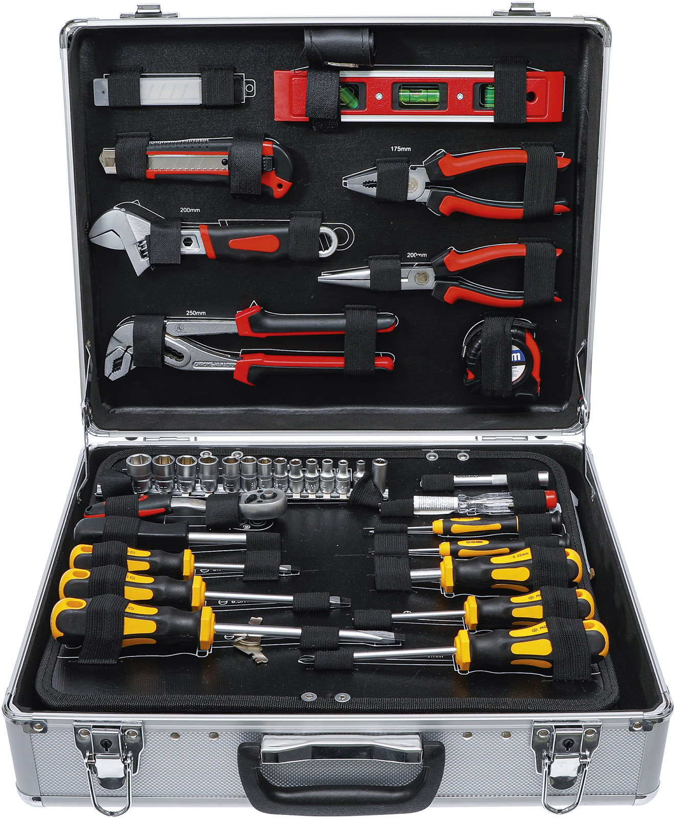 BGS Technic gereedschapset in aluminium koffer 7736