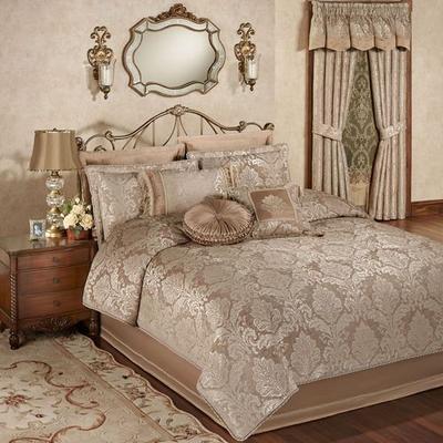 Touch of Class Camelot Comforter Set Almond, Queen, Almond