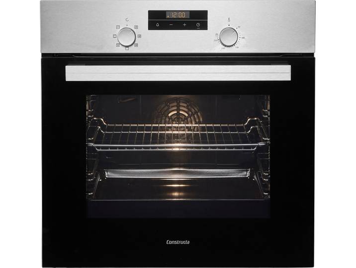 CONSTRUCTA Backofen CF2M50050 , Energieeffizienz: A, silber (silberfarben), B:59,4cm H:59,5cm T:54,8cm, Backöfen, Backofen