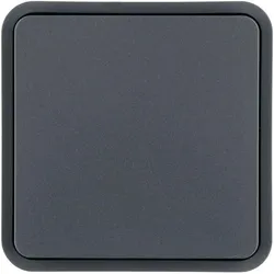 Hager WNT902 Wippe 1fach für Taster BA AP, W.1 IP55, grau