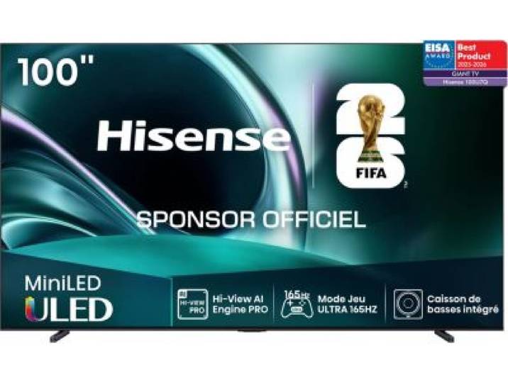 Hisense - Tv Mini Led 100u7q (2025) 100 (254 Cm)