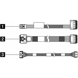 Lenovo SR650 V3 M.2 SATA/x4 NVMe SFF RAID Cbl, Server Zubehör