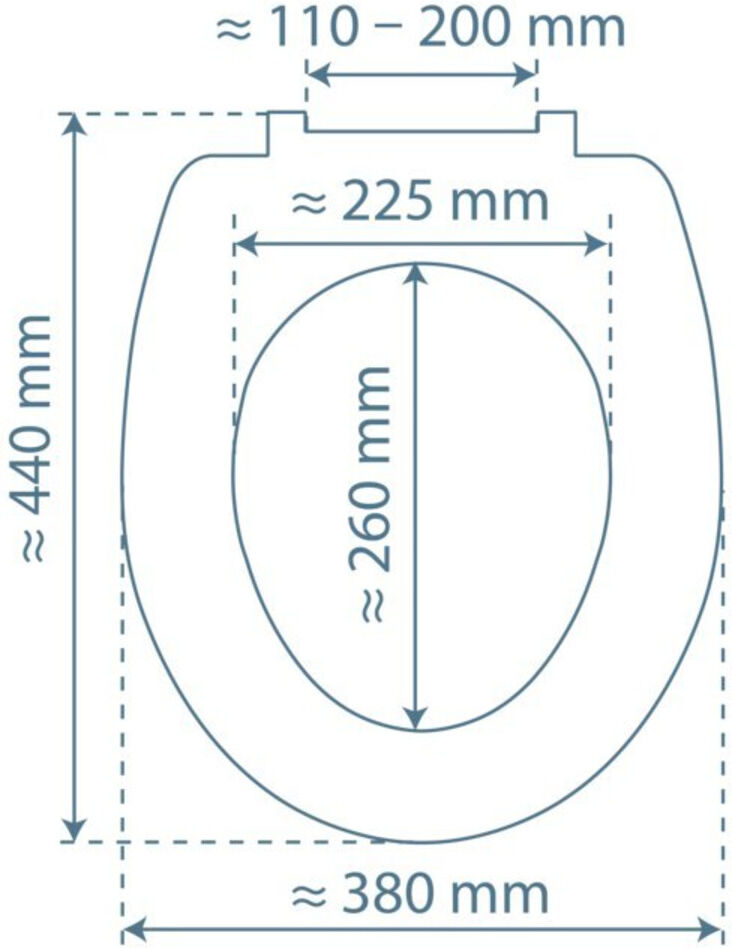 KIRCHHOFF Holzkern WC-Sitz WHITE, mit Absenkautomatik mit Absenkautomatik (84100)