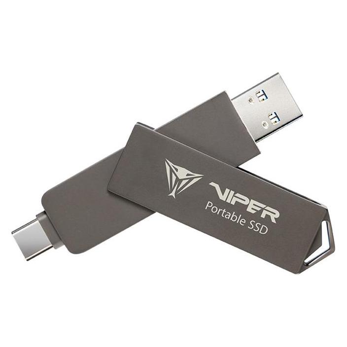 Patriot Dysk SSD PVP30 2TB 1000MB/s USB Duo A+C 3.2 Gen2 Alu (2 TB) (PVP302TB28UDG)