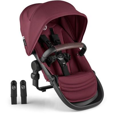 Bugaboo Kangaroo Sibling / Toddler Seat - Black / Dark Cherry / Dark Cherry