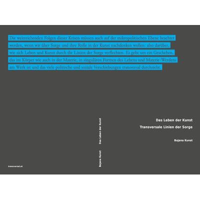 Das Leben der Kunst, Paperback von Bojana Kunst, Transversal texts, 978-3-903046-39-9