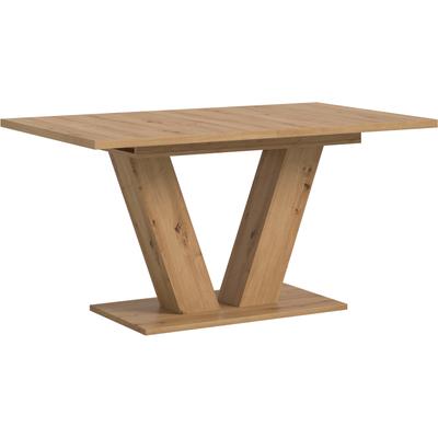 Esstisch HOME AFFAIRE "Motus, ausziehbar 150 -190 cm, inklusive 40 cm Einlegeplatte", braun (artisan oak nachbildung, artisan oak nachbildung, artisan oak nachbildung), B:150cm H:76cm T:90cm, Tische, Esstisch, V-Gestell mit Bodenplatte, Tisch,...