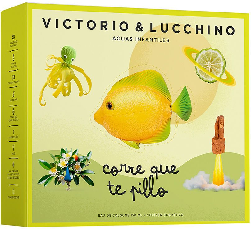 Victorio & Lucchino Aguas Infantiles Corre Que Te Pillo Estuche 2 pz
