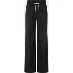 Schlupfhose WELKOM mit Nadelstreifen Schwarz 36