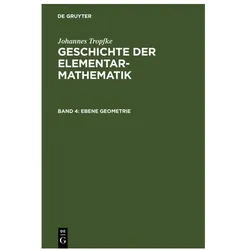 Ebene Geometrie, Fachbücher von Kurt Vogel, Johannes Tropfke
