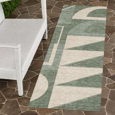 Addison Rugs Machine Washable Indoor/ Outdoor Modern Crowley Chantille Rug