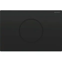 Geberit Sigma10 WC-Steuerung mit elektronischer Spülauslösung, Infrarotgesteuert, verschraubbar, 115.906.DW.6, Farbe: schwarz glänzend / schwarz matt