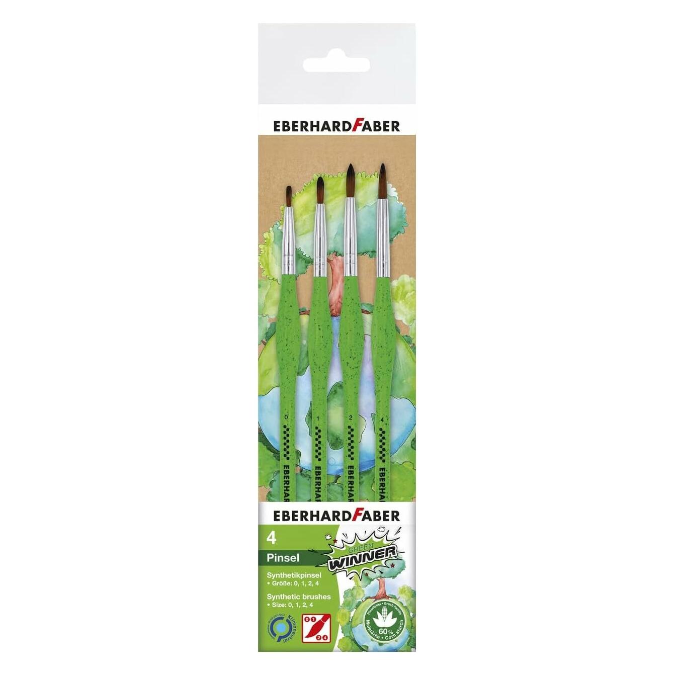 Faber-Castell EBERHARD FABER Green Winner Pinsel-Set 4-teilig (579926)