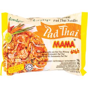 Mama Fertiggericht Pad Thai, Reisnudeln mit Garnelengeschmack, je 70 g, 30 Stück