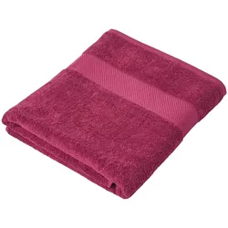 BADETUCH Essential bordeaux 100/150 cm