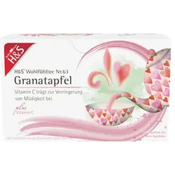 H&S Wohlfühltee Granatapfel 20X2 g Filterbeutel