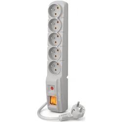 HSK, Steckdosenleiste, Acar F5 Verlängerungskabel 5 AC-Ausgänge Indoor/Outdoor (5x, CEE 7/5, 5 m)