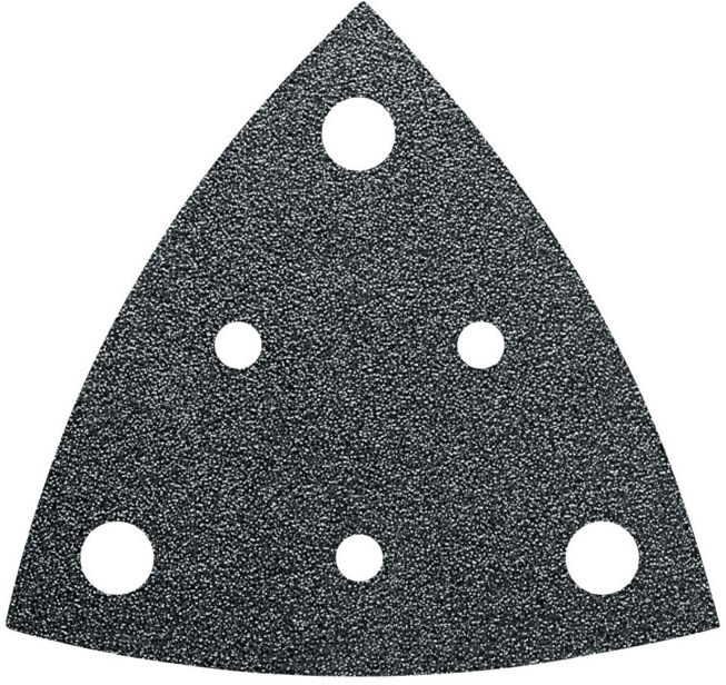 Feuilles abrasives, perforées, Longueur d’arête 80 mm Fein (63717112017)