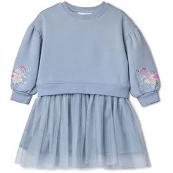 Tchibo - Kinder-Sweatkleid - Baby - Gr. 86/92 - hellblau
