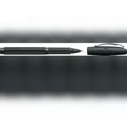 FABER-CASTELL Faber Castell Tintenroller Essentio Aluminium schwarz 0,5 mm