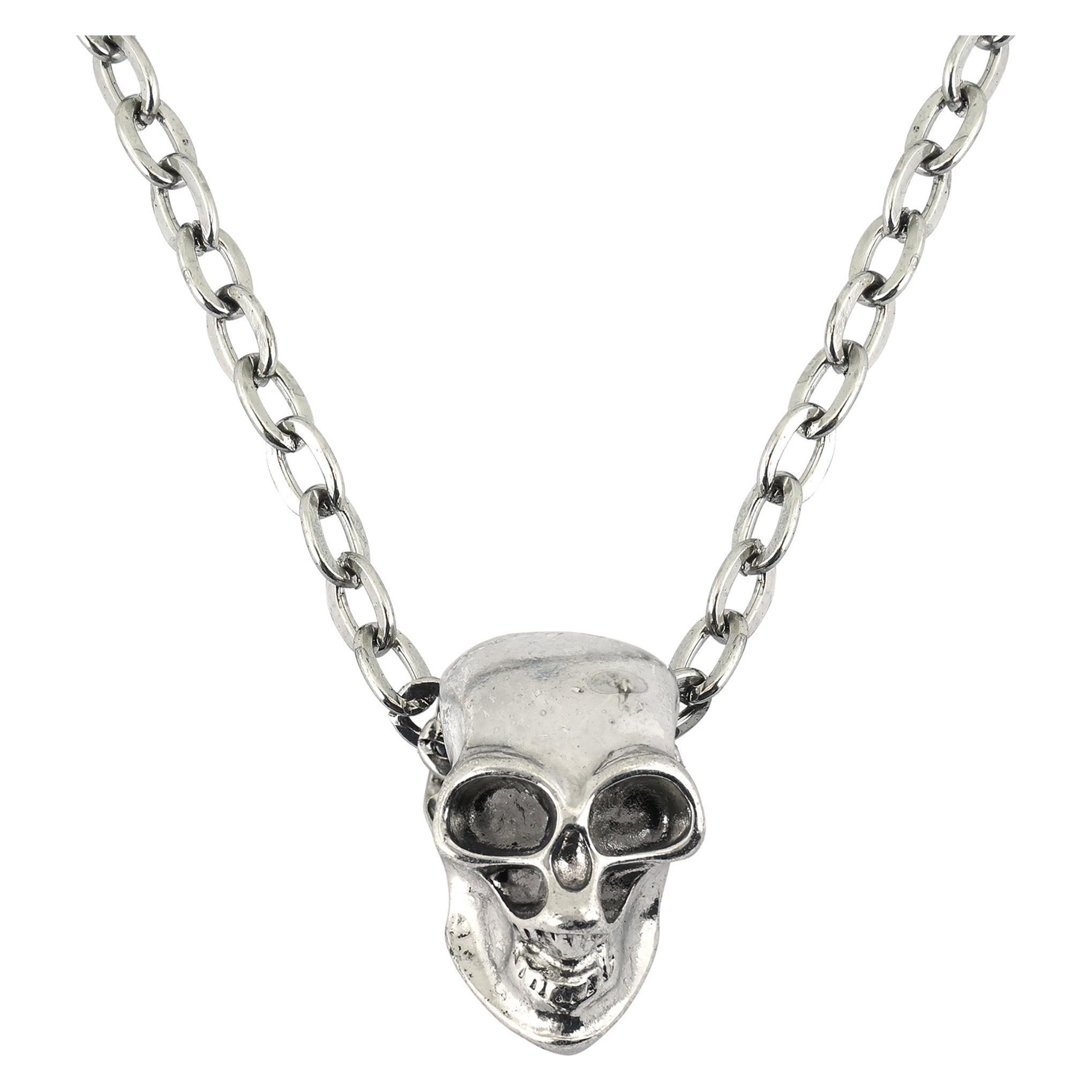 Widmann Totenkopf Piraten Halskette (One Size) (7111T)