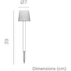 Licht-Erlebnisse, Gartenbeleuchtung, Asaka (IP44)