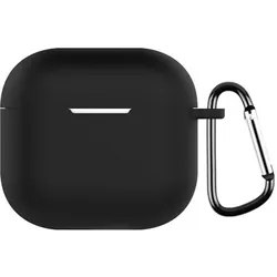 Cover-Discount Silikoncase Schutzhülle (Ladecase Hülle), Kopfhörertasche + Schutzhülle, Schwarz