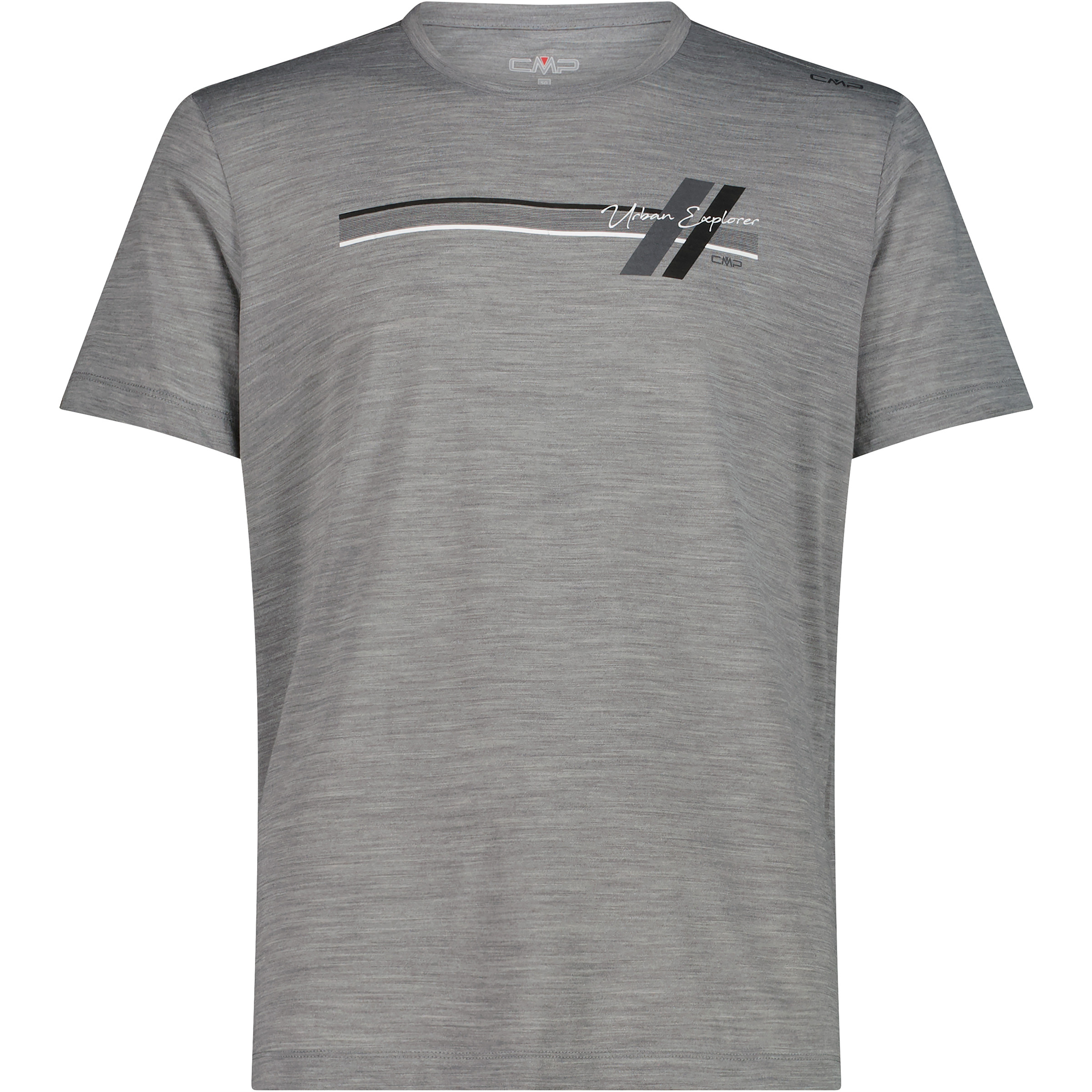 CMP Herren T-Shirts grau Größe S Camping Hautfreundlich Merinowolle