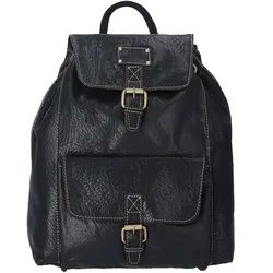 The Skandinavian Brand Backpack Leather - schwarz