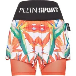 PLEIN SPORT Jogging-Shorts, Größe S in Weiß 0121