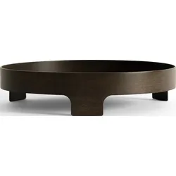 Bridge Serviertablett 42 cm, dunkle Eiche