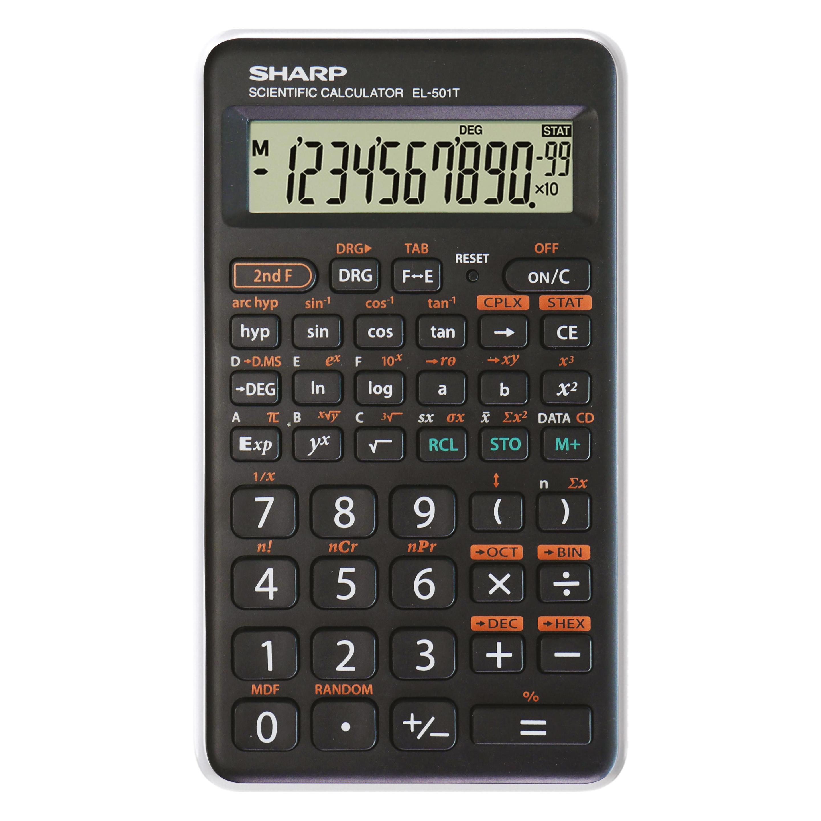 Sharp calculator (EL-501T) (Batteriebetrieb) (SH-EL501TWH)