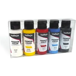 AirbrushKing, Künstlerfarbe + Bastelfarbe, Premium Opaque Set (60 ml)