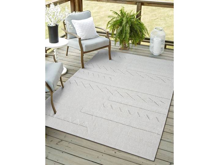 Outdoor-Teppich Velvet Vista Beige/Beige Mischgewebe 100 x 160cm