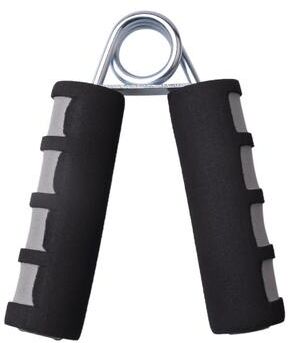 Smart Shopping Spot Heavy Duty Spring Hand Grip Strength Trainer Foam Wrist Grippers For Arm & Finger Muscle Exercise grey