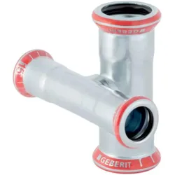 Geberit, Rohrverbindungstechnik, Mapress C-Stahl Czwórnik 90st 22x15 (21506) (Pressverbindung)