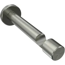 TRÄGER FÜR GARDINENSTANGEN 20 mm Ø, Prestige 1-läufig, Edelstahl-Optik