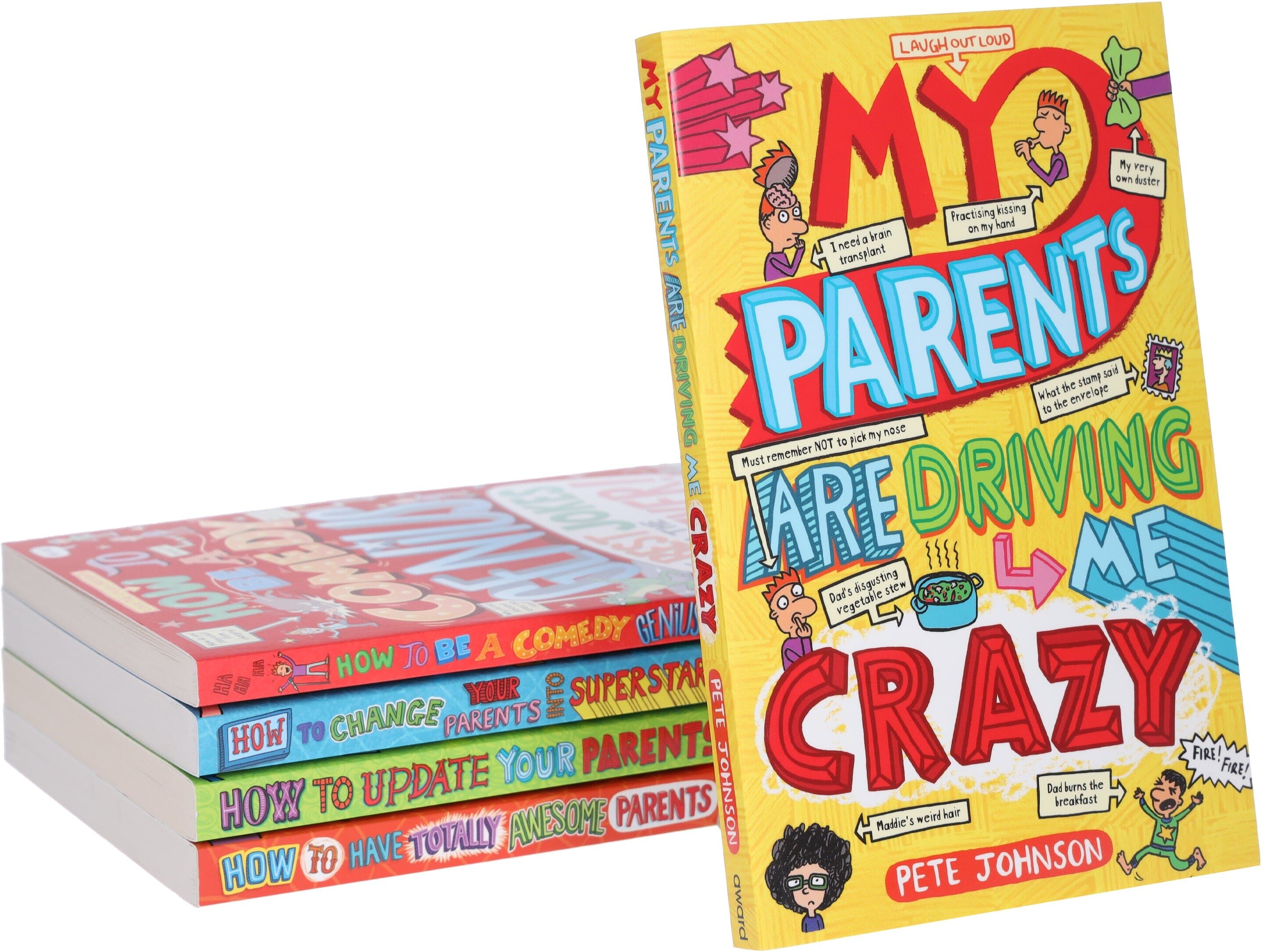 Louis the Laugh Series by Pete Johnson: 5 Books Collection Set - Age 7-12 - Paperback Award Publications Ltd