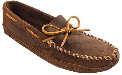 Minnetonka Double Bottom Softsole - Mens 11 Brown Slipper Medium