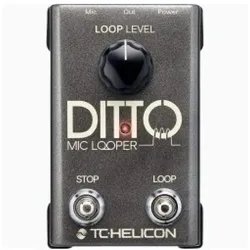 TC Helicon Dito Mic Looper Looper mikrofonowy (USB), Audio Interface, Schwarz